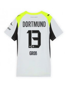 Borussia Dortmund Pascal Gross #13 Replika Borta Kläder Dam 2025-26 Kortärmad